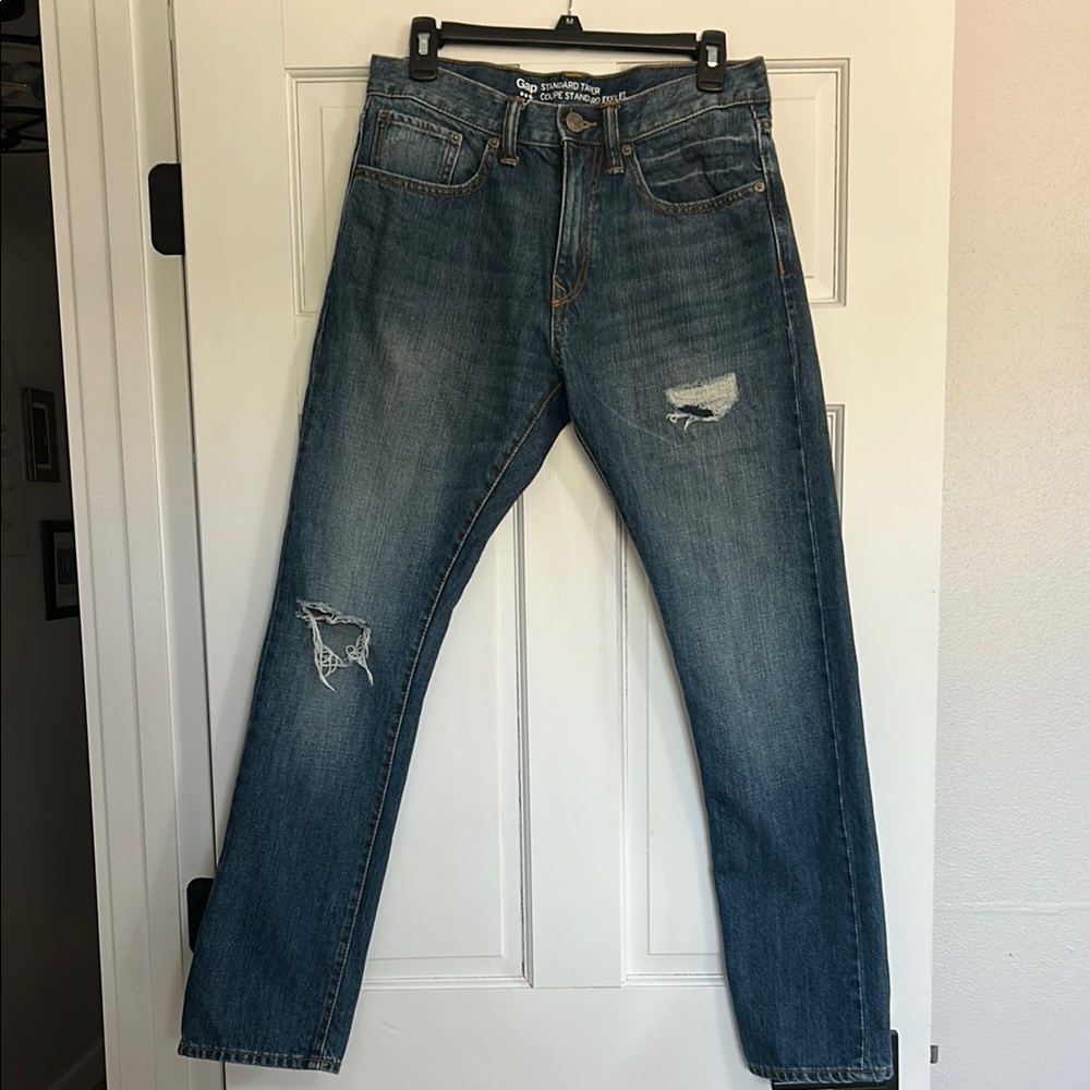 Blue Distressed Jeans